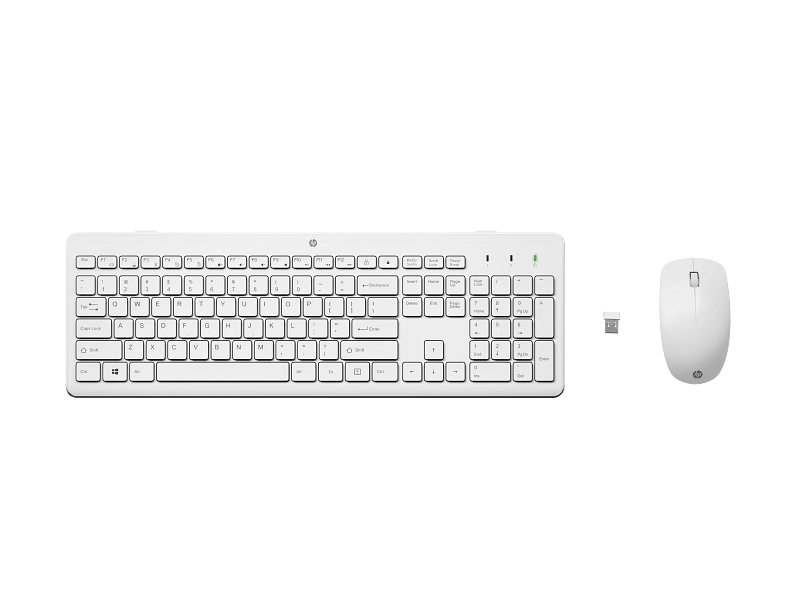 HP Keyboard And Mouse 230 Wireless Combo White