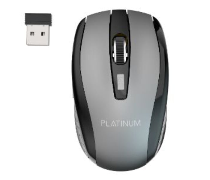 Platinum P-Wlmsbgr 2.4Ghz Wireless Mouse- Black