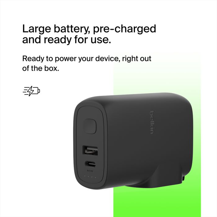 BoostCharge Travel Adapter Kit Hybrid Wall Charger 25W + Power Bank 5K-Belkin