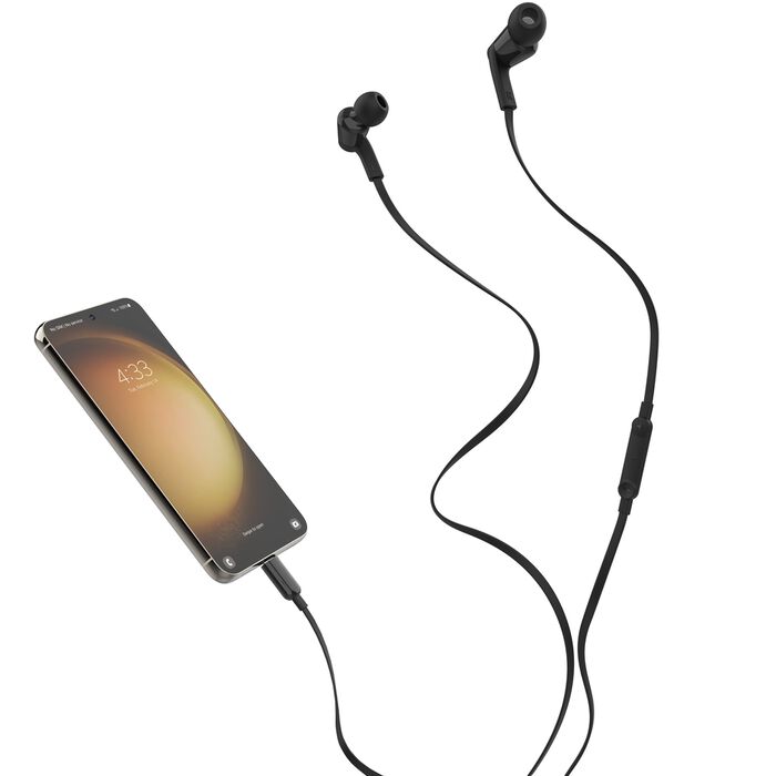 Belkin Soundform Wired Earbuds With Usb-c Connector, In-ear Earphones black