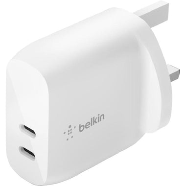 Belkin BoostCharge Dual USB-C PD Wall Charger 40W