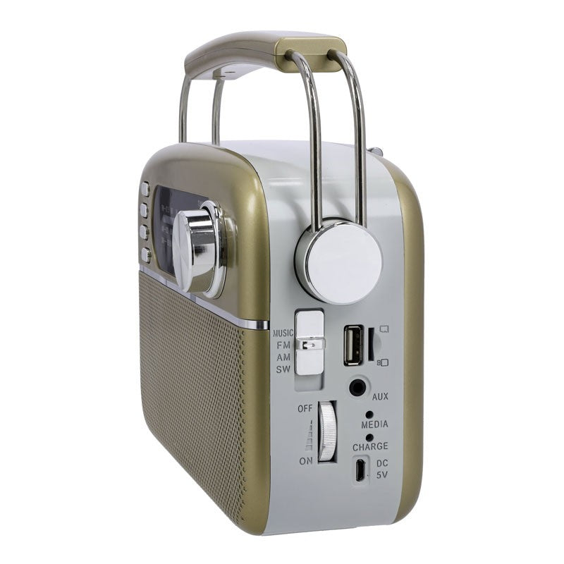 GEEPAS RECHARGEABLE RADIO WITH BLUETOOTH GR13015