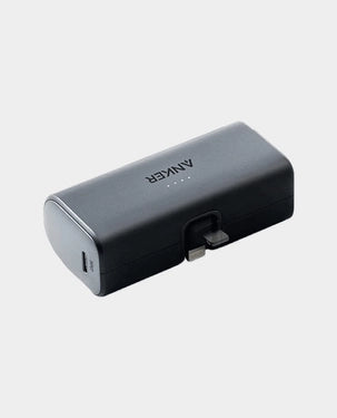 Anker Nano Powerbank 5000mAh 12W Built In Lightning Connector A1645H11 - Black