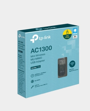 TP-Link Archer T3U | AC1300 | Dual Band MU-MIMO Mini WiFi USB Adapter - Black