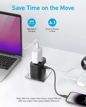 Anker 312 Outlet Extender (4-Region Travel Adapter)