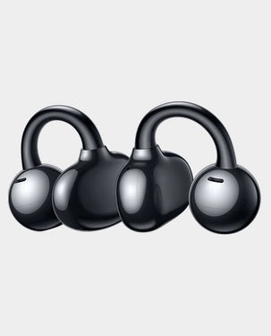 HUAWEI FreeClip Earbuds | Long Lasting Battery | AI Crystal Clear Sound | IP54 Resistance to Dust & Water - Black