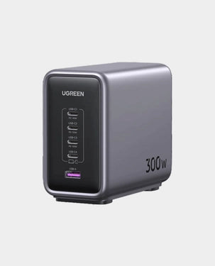 UGREEN Nexode GaN 300W 5 Ports Desktop Charging Station | 140W Max Single Port PD 3.1 | USB-C | CD333 - Black