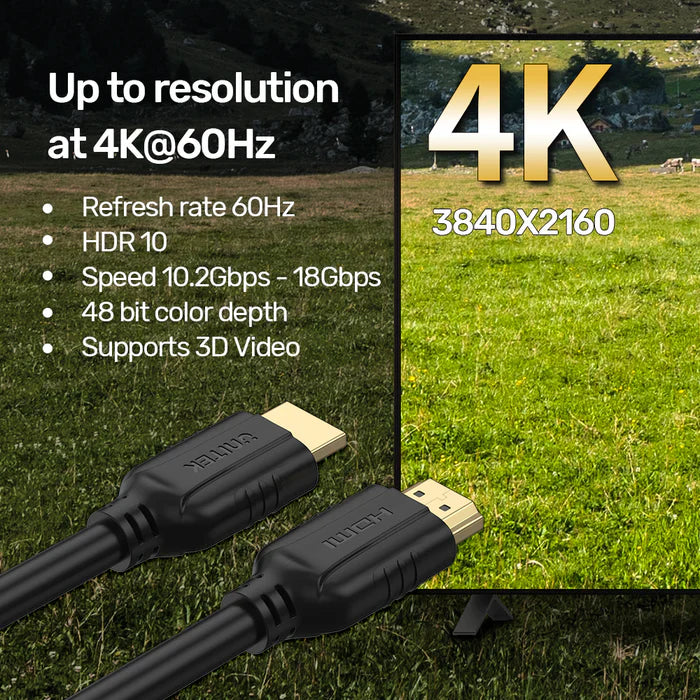 Unitek 4K@60Hz HDMI Cable 1Meter