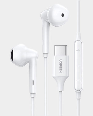 Ugreen Wired Earphones with Type-C Connector - White