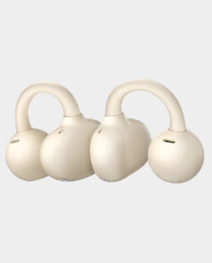 HUAWEI FreeClip Earbuds | Long Lasting Battery | AI Crystal Clear Sound | IP54 Resistance to Dust & Water - Beige