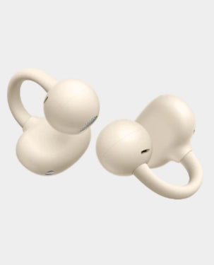 HUAWEI FreeClip Earbuds | Long Lasting Battery | AI Crystal Clear Sound | IP54 Resistance to Dust & Water - Beige