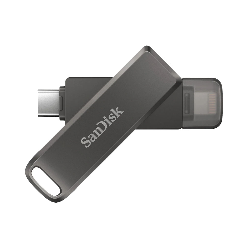 SanDisk 256GB iXpand Flash Drive Luxe For iPhone And USB Type-C Devices