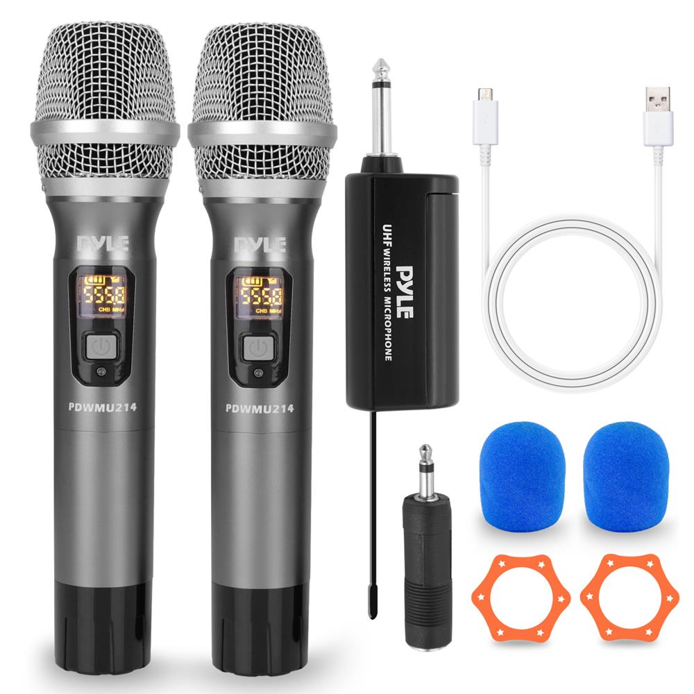 UHF Professional Wireless Microphones 2Mic