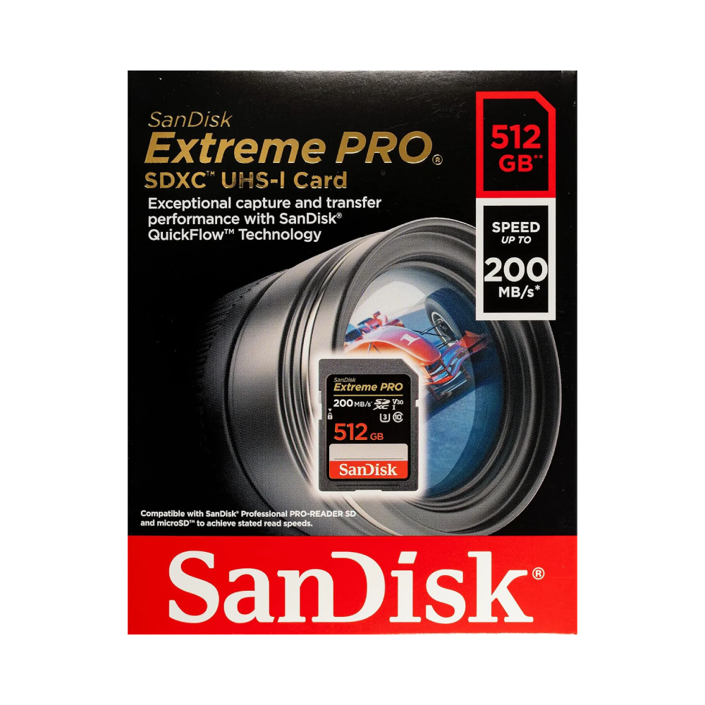 SanDisk Extreme PRO Memmory card SDHC™ And SDXC™ UHS-I Card - 512GB