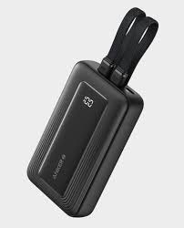 Anker Zolo Power Bank A1680H11 – 10,000 mAh, 30 W Fast Charging with Built‑in USB‑C & Lightning Cables