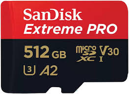 Sandisk Extreme Pro Microsdxc™ Uhs-i Card With Adapter - 512gb Sdsqxcd
