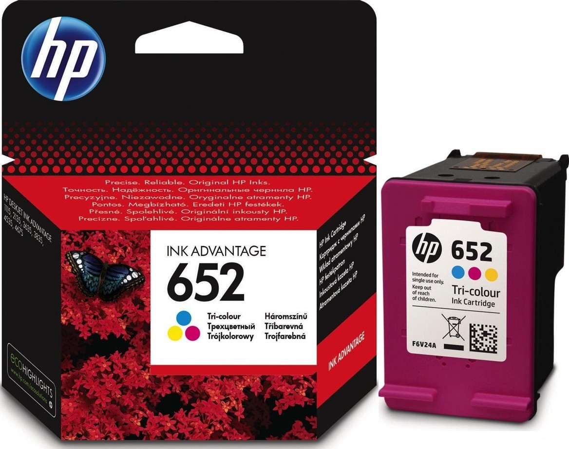 HP 652 Ink Cartridge - Tri-Color