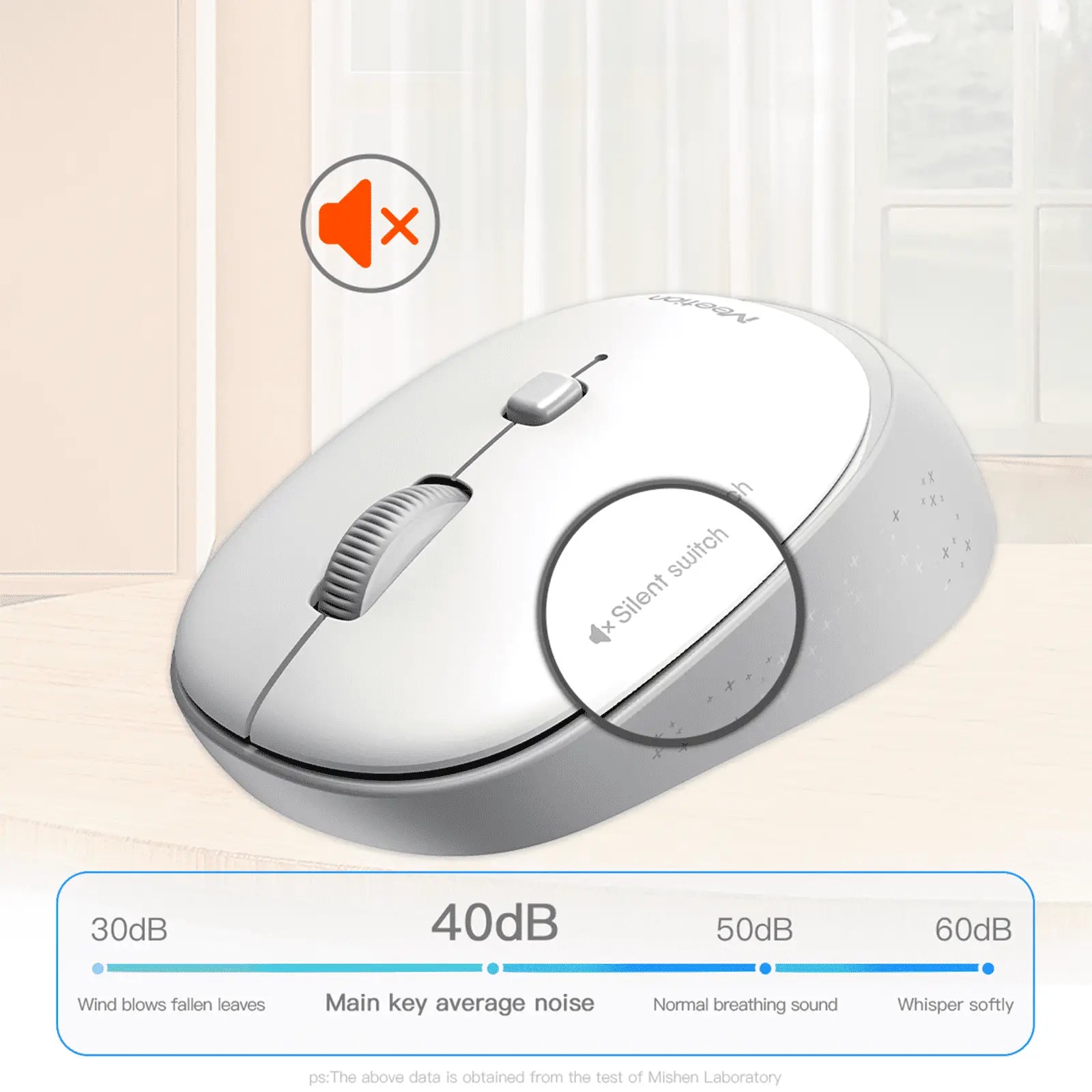 MEETION WIRELESS MOUSE R571 -White